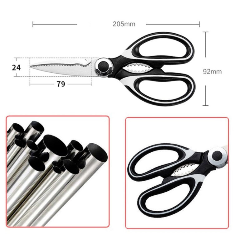 Multifunctional Household Stainless Steel Scissors Can Clamp Food Scissors - Reluova