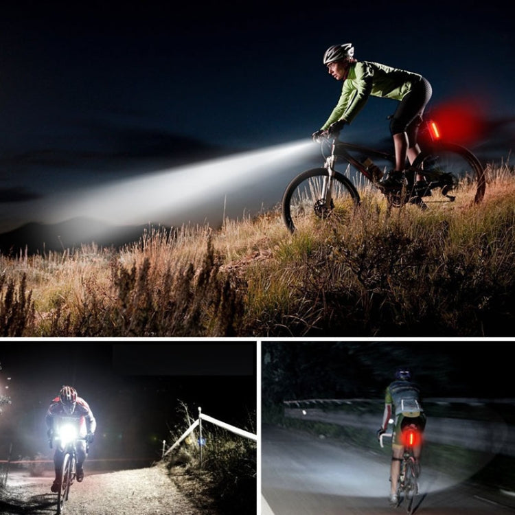 Bike Light USB Rechargeable Mountain Bike Warning Light Reluova