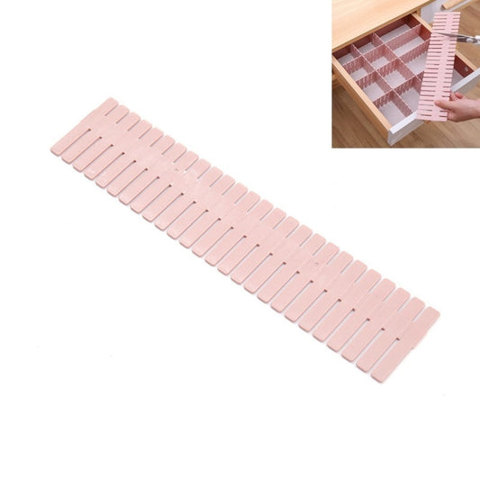 Plastic Drawer Divider Free Combination Classification Storage Board, 4pcs/Pack