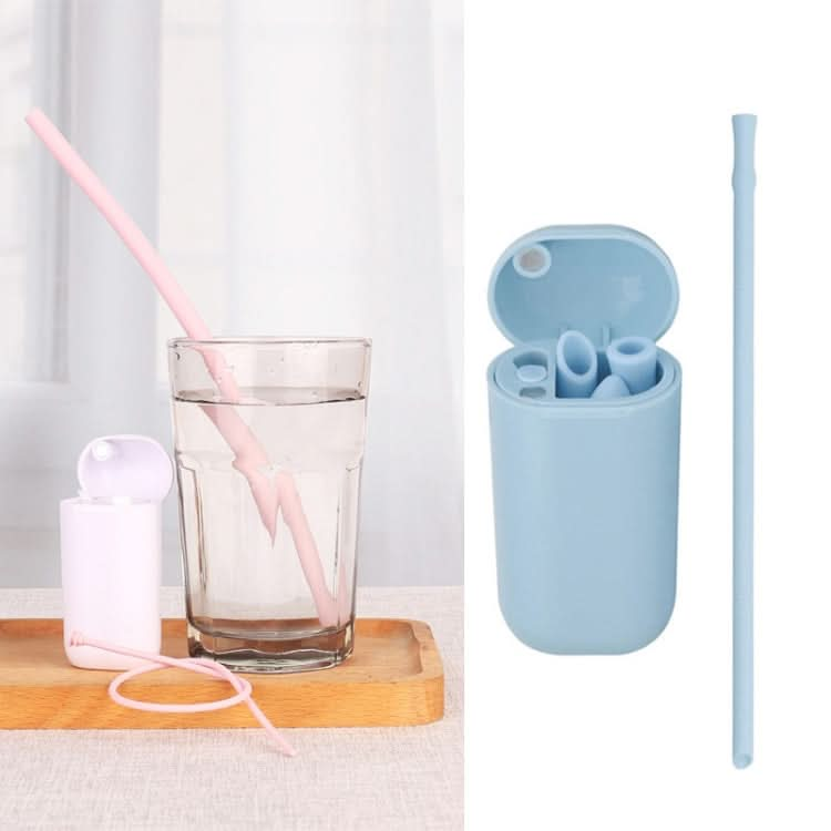 Portable Foldable Collapsible Reusable Silicone Drinking Straw Outdoor Household Drinking Tool - Reluova