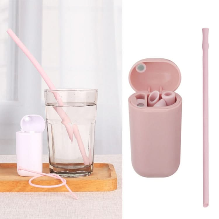 Portable Foldable Collapsible Reusable Silicone Drinking Straw Outdoor Household Drinking Tool - Reluova