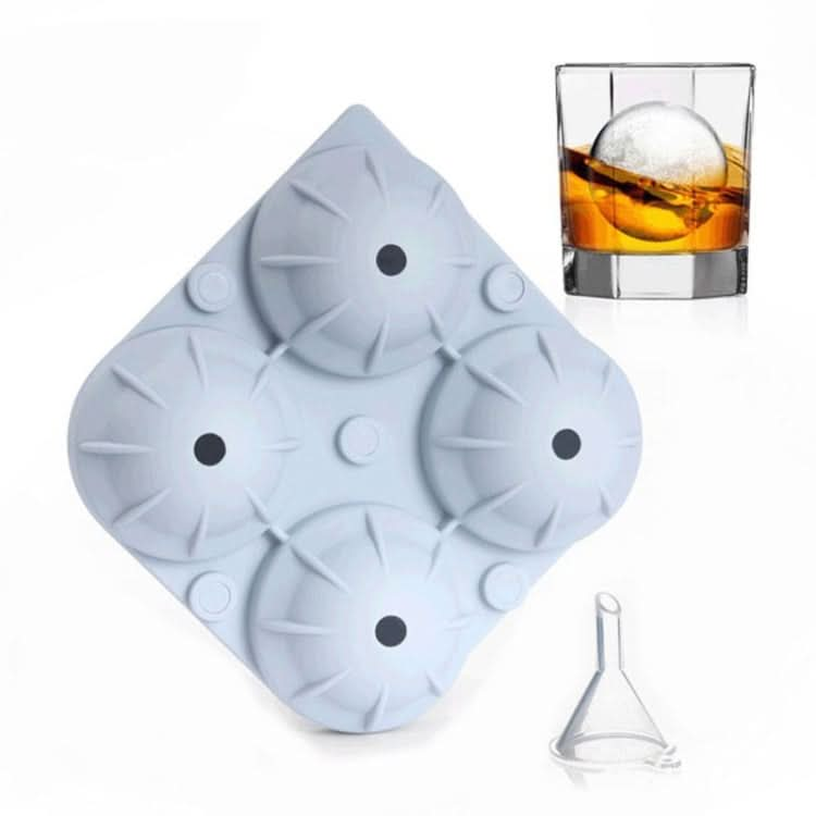 Silicone 4-Hole Ice Ball Mold  Ice Tray - Reluova