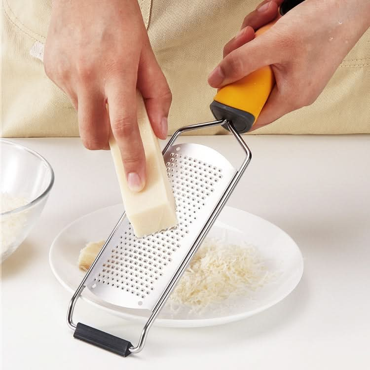 304 Stainless Steel Multifunctional Wide-Board Cheese Shavings Chocolate Lemon Zest Shredder-Reluova