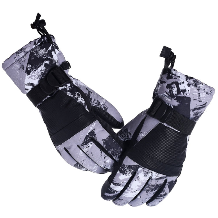 Unisex Skiing Riding Winter Outdoor Sports Touch Screen Thickened Splashproof Windproof Warm Gloves, Series 2 Reluova