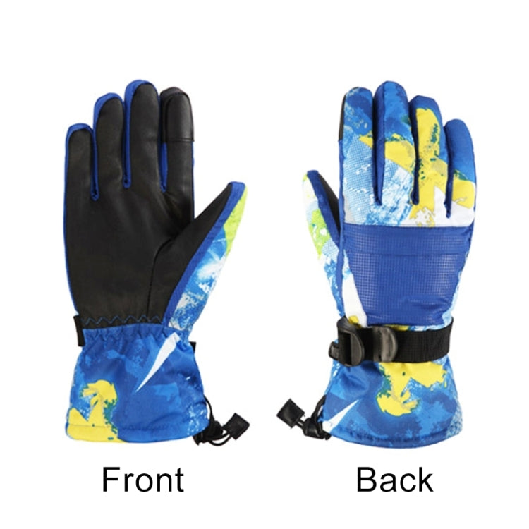 Unisex Skiing Riding Winter Outdoor Sports Touch Screen Thickened Splashproof Windproof Warm Gloves, Series 2 Reluova