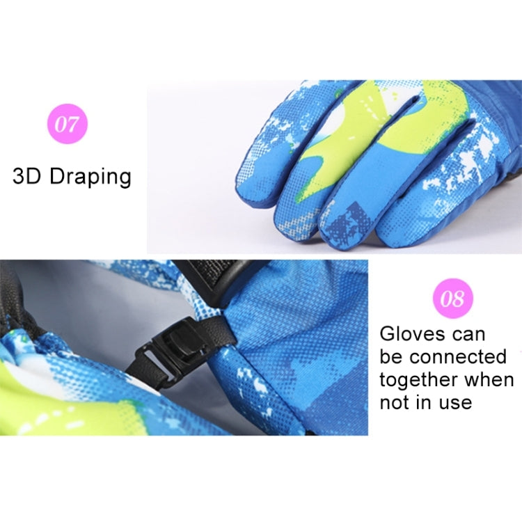 Unisex Skiing Riding Winter Outdoor Sports Touch Screen Thickened Splashproof Windproof Warm Gloves, Series 1 Reluova