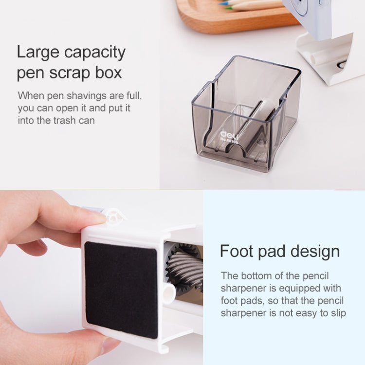 Deli Stationery Pencil Sharpeners Office School Supplies Mechanical Manual Pencil Sharpener My Store