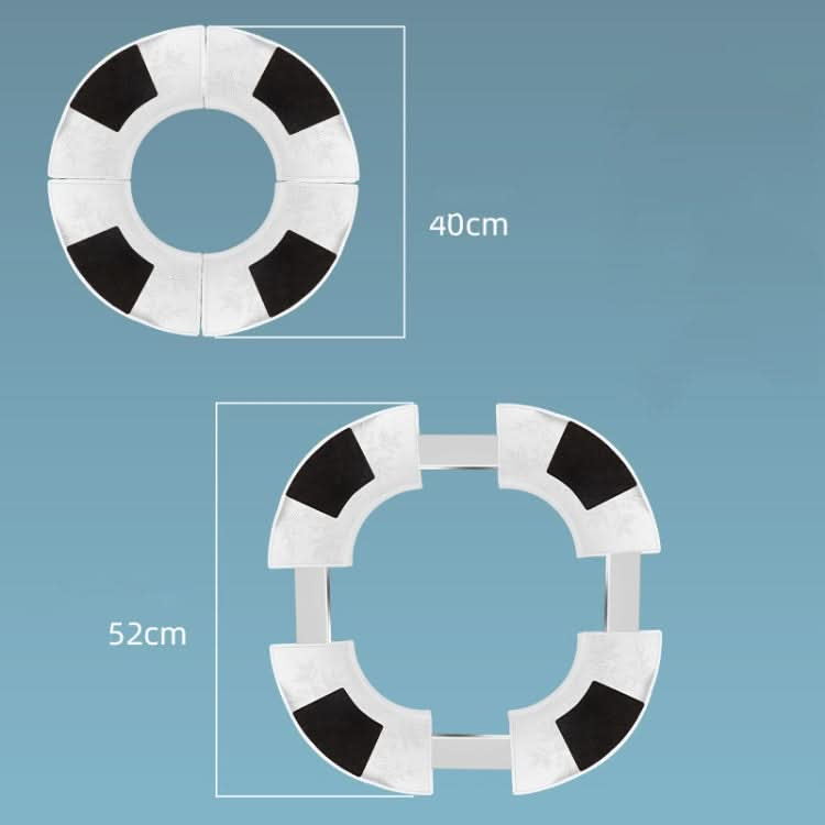 Round Air Conditioner Base Stainless Steel Stretchable Heightening Bracket Reluova