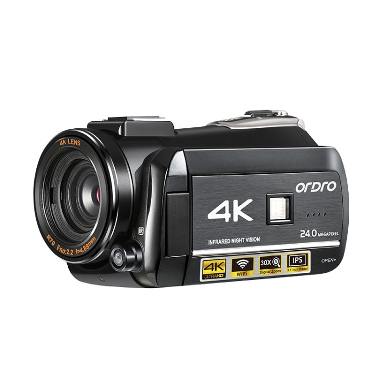 ORDRO AC3 3.1 inch IPS Screen 4K Full HD 13MP Night Vision WiFi Live Camcorder DV Digital Camera