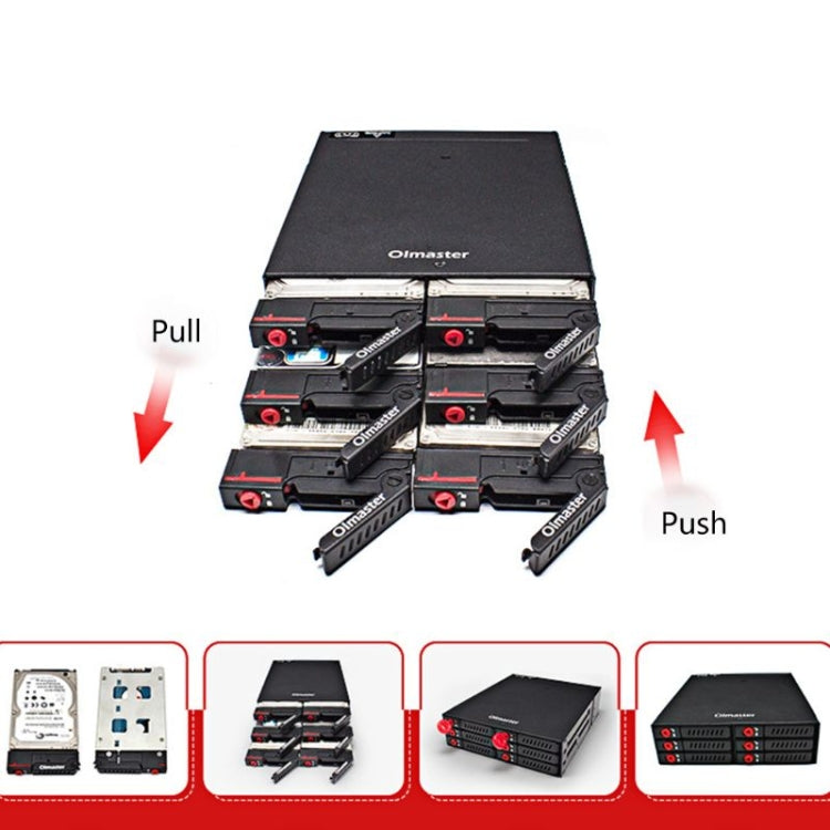 OImaster MR-6601 Six-Bay Optical Drive Hard Disk Box My Store