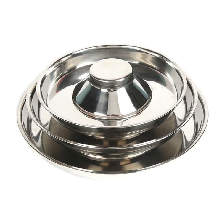 Pet Dog Food Bowl Dog Food Bowl Stainless Steel Slow Food Bowl Pet Supplies - Reluova