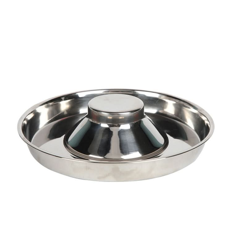 Pet Dog Food Bowl Dog Food Bowl Stainless Steel Slow Food Bowl Pet Supplies - Reluova