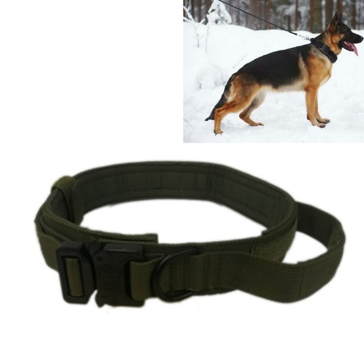 Nylon Thickened Large And Medium-Sized Dog Traction Collar Pet Collar - Reluova