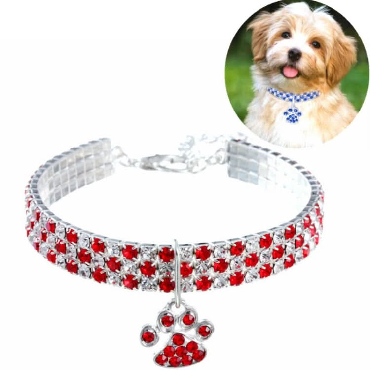 Pet Collar Diamond Elastic Cat And Dog Necklace Jewelry - Reluova