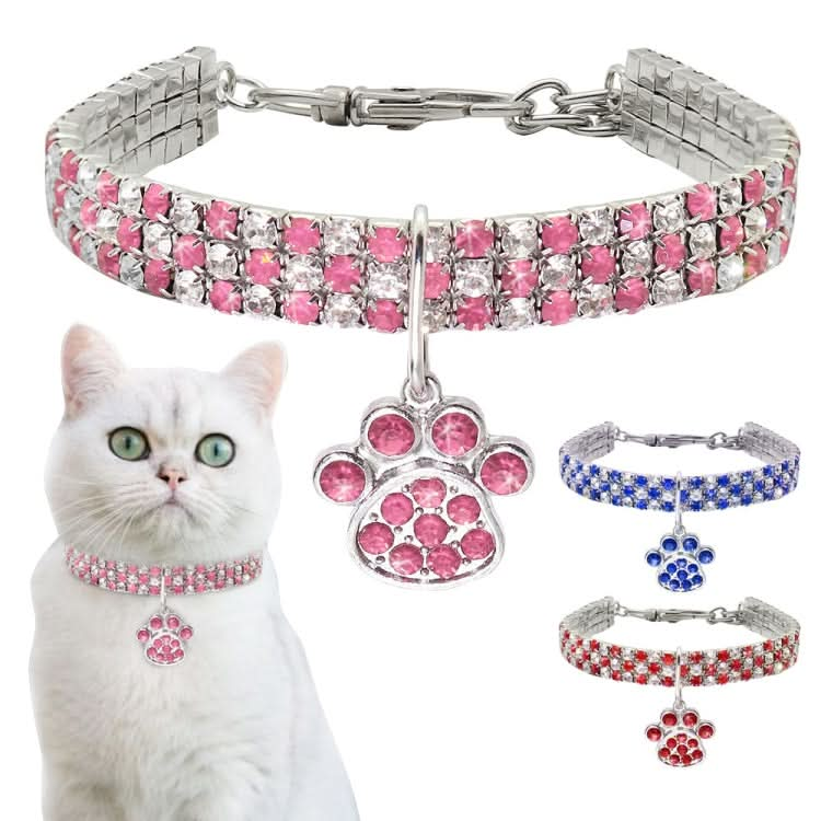 Pet Collar Diamond Elastic Cat And Dog Necklace Jewelry - Reluova