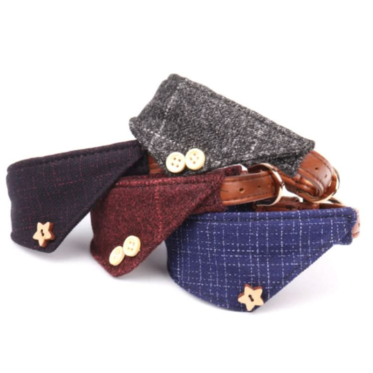 Dog Collars Pet PU Triangle Collars - Reluova