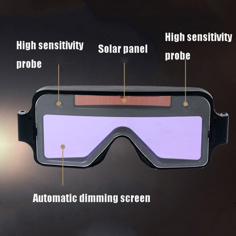 Automatic Dimming Protection Anti-Shock Argon Arc Welding Glasses