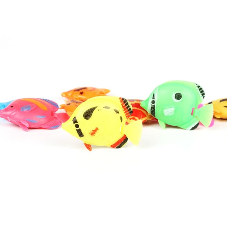 10 PCS Fish Tank Simulation Fake Fish Plastic Tropical Fish Children Swimming Pool Toy, Random Color Delivery - Reluova