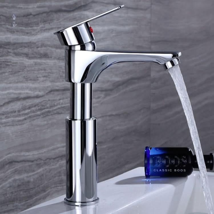 All Copper Hot Cold Water Faucet Bathroom Lift Faucet - Reluova