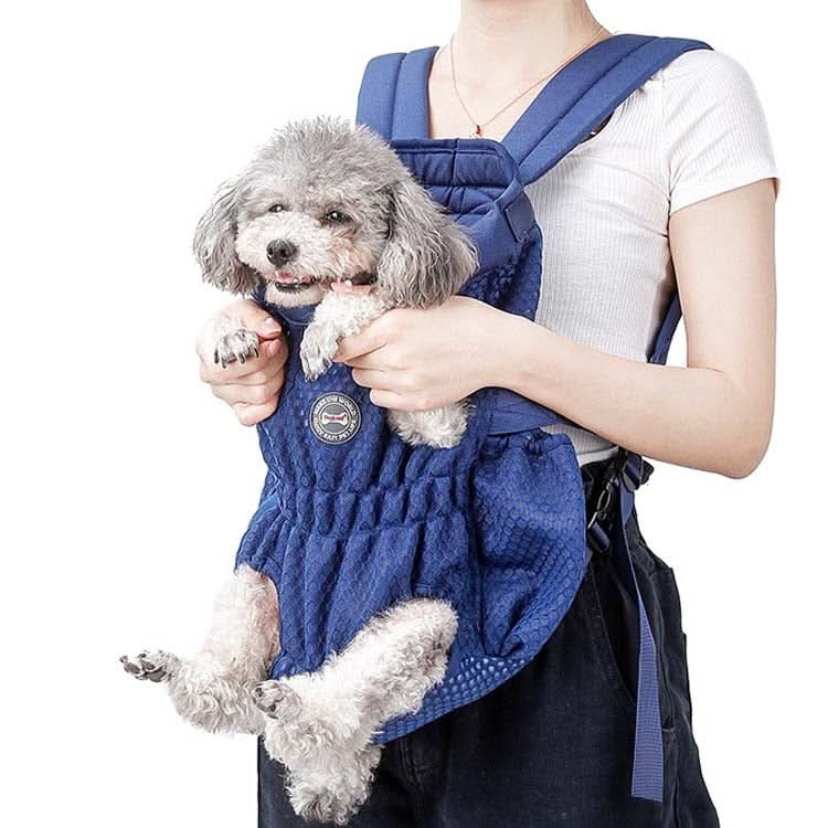 Doglemi Pet Outing Backpack Dog Shoulder Chest Bag Breathable Mesh Dog Cat Bag - Reluova