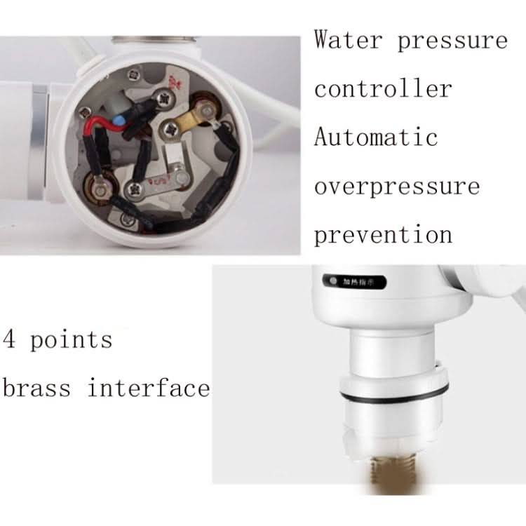 Kitchen Instant Electric Hot Water Faucet EU Plug - Reluova