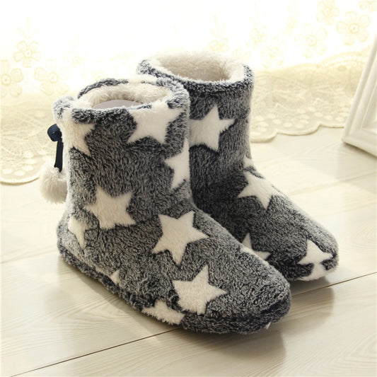 Winter Thick Bottom Home Boots Cotton Slippers For Women Reluova