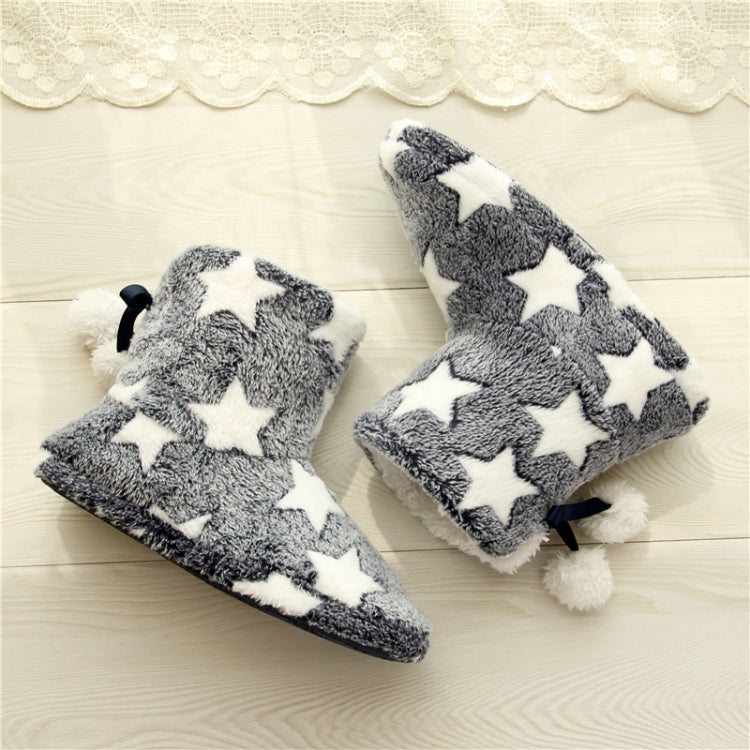 Winter Thick Bottom Home Boots Cotton Slippers For Women Reluova