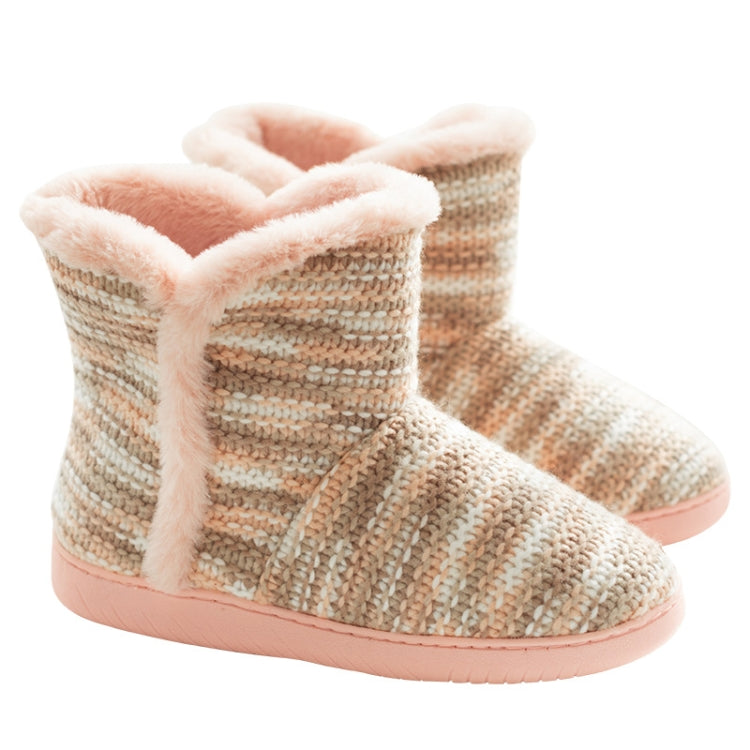 Winter Non-Slip Thick-Soled Indoor Cotton Slippers Home Boots Reluova