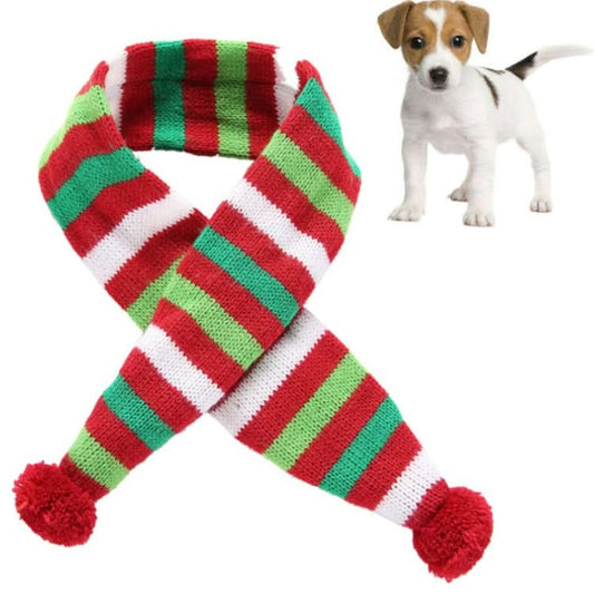 Dog Scarf Christmas Pet Accessories Winter Warmth Pet Scarf - Reluova