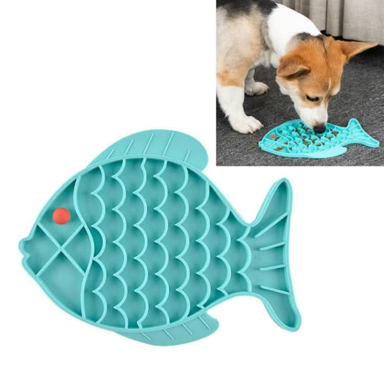 Pet Cats and Dogs Silicone Slow Food Mat Anti-choke Bowl - Reluova