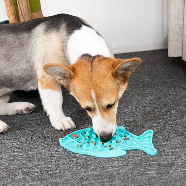 Pet Cats and Dogs Silicone Slow Food Mat Anti-choke Bowl - Reluova