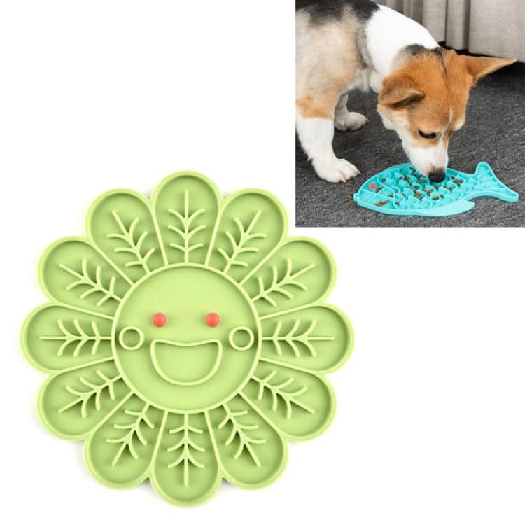 Pet Cats and Dogs Silicone Slow Food Mat Anti-choke Bowl - Reluova