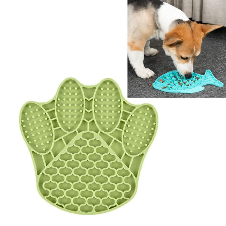 Pet Cats and Dogs Silicone Slow Food Mat Anti-choke Bowl - Reluova