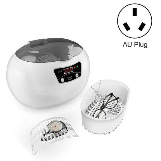 35W 600ml Mini Ultrasonic Cleaner Glasses Jewelry Household Ultrasonic Cleaner-Reluova