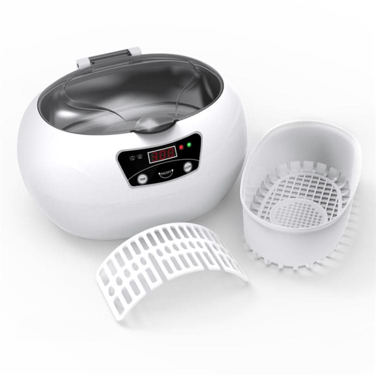 35W 600ml Mini Ultrasonic Cleaner Glasses Jewelry Household Ultrasonic Cleaner-Reluova