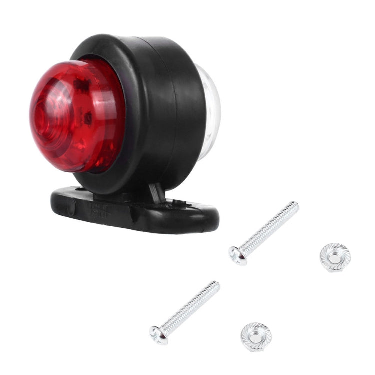 2 Pairs X9 12-24V Mini Double-Sided Red And White Truck Side Lights Modified Special Side Lights