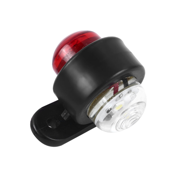 2 Pairs X9 12-24V Mini Double-Sided Red And White Truck Side Lights Modified Special Side Lights