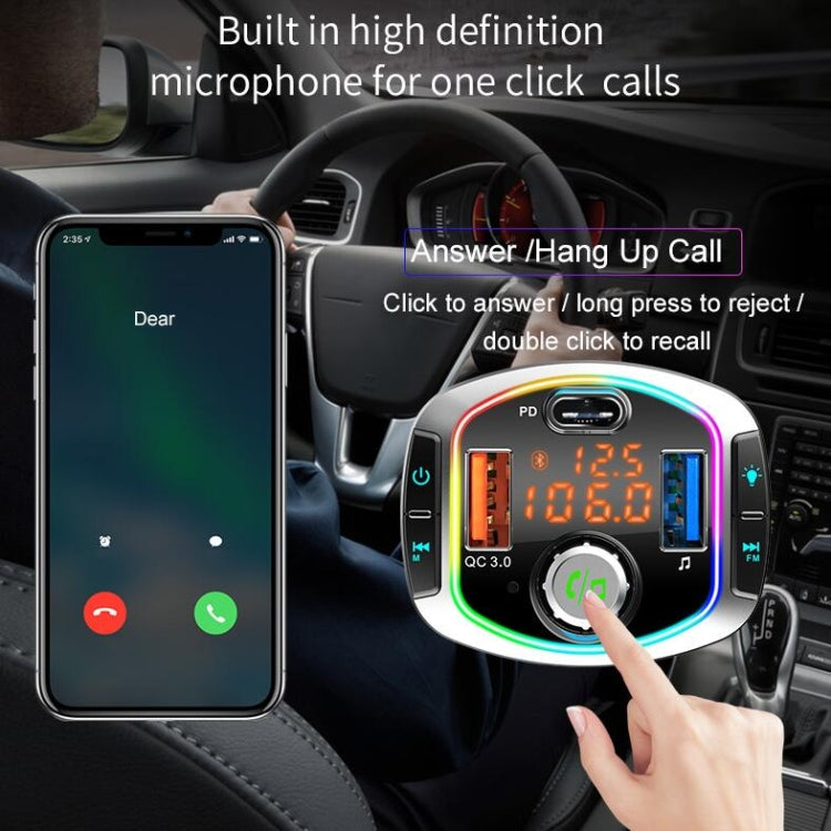 BC63 Colorful Car Card MP3 Player Multifunctional Bluetooth Receiver U Disk Charger Car Cigarette Lighter ÎҵÄÉ̵ê