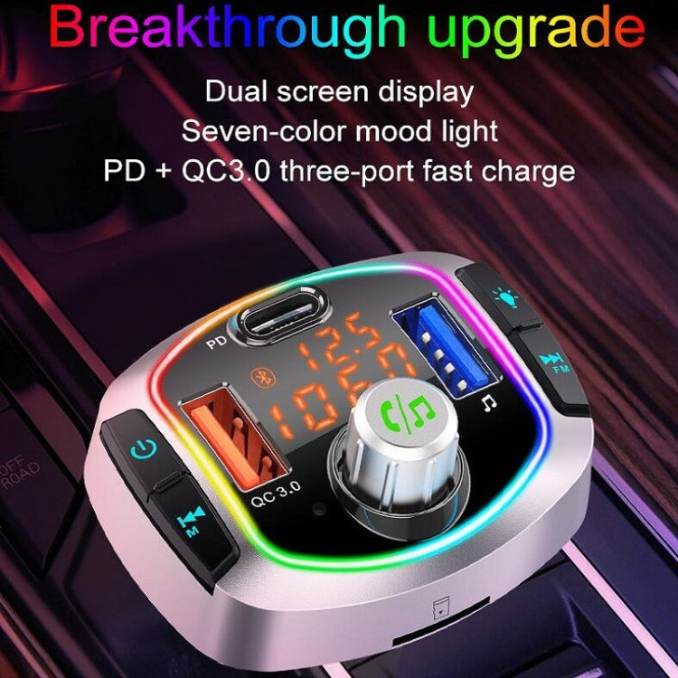 BC63 Colorful Car Card MP3 Player Multifunctional Bluetooth Receiver U Disk Charger Car Cigarette Lighter ÎҵÄÉ̵ê