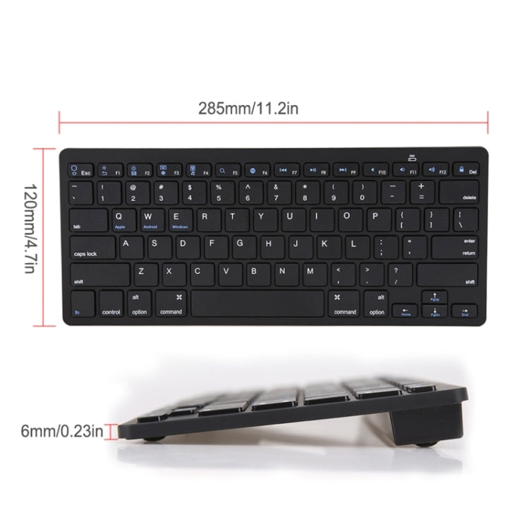 X5 Ultra-Thin Mini Wireless Keyboard + Wireless Mouse Set, Support Win / Android / IOS System My Store