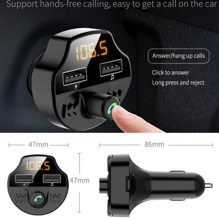 T66 Car Bluetooth Car Charger Cigarette Lighter MP3 Player Hands-Free Car FM Transmitter ÎҵÄÉ̵ê