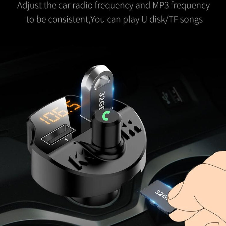 T66 Car Bluetooth Car Charger Cigarette Lighter MP3 Player Hands-Free Car FM Transmitter ÎҵÄÉ̵ê