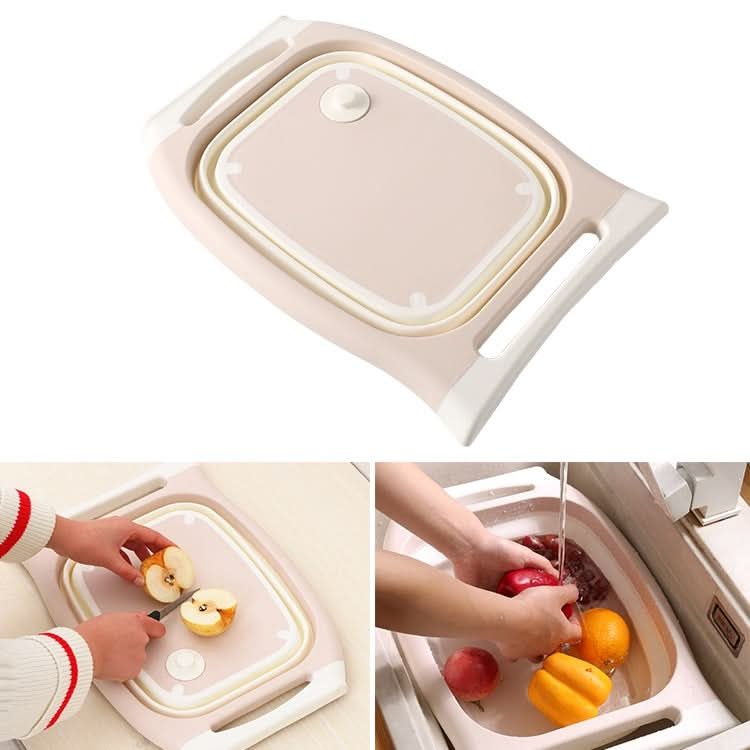 Multifunctional Cutting Board Kitchen Foldable Vegetable Washing Basin - Reluova