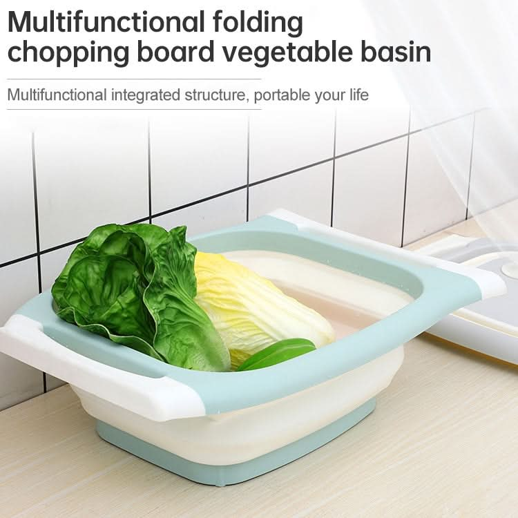 Multifunctional Cutting Board Kitchen Foldable Vegetable Washing Basin - Reluova