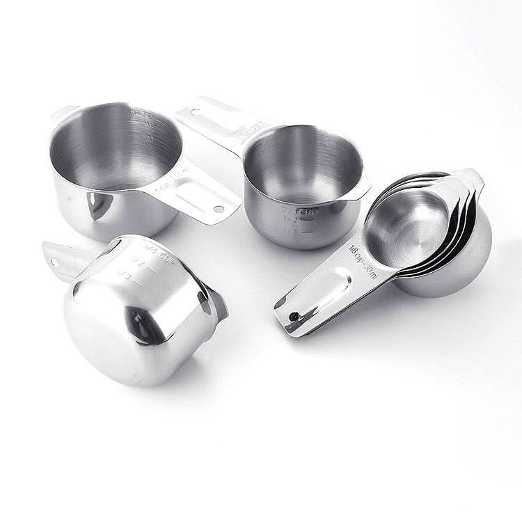 7 in 1 304 Stainless Steel Measuring Cup Set Baking Tools-Reluova