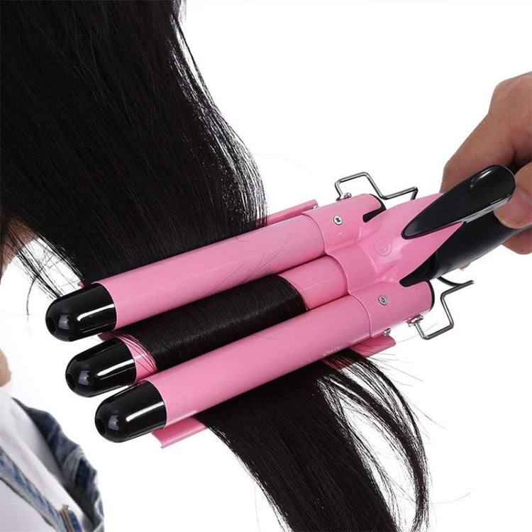 20-32m Automatic Ceramic Perm Splint Hair Curler 3 Barrels Big Wave Hair Curling Iron Tools