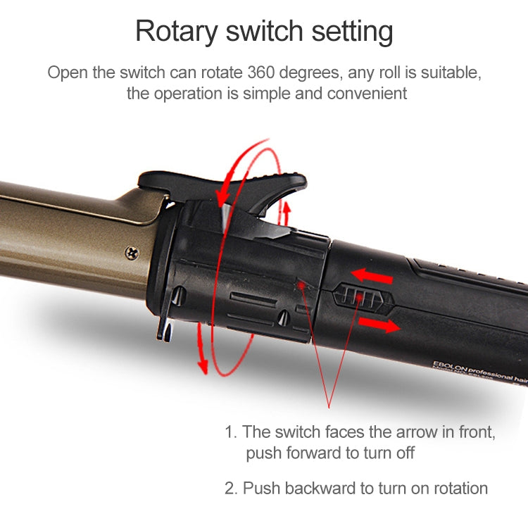 Nano Titanium Hair Curler with LED Digital Temperature Display