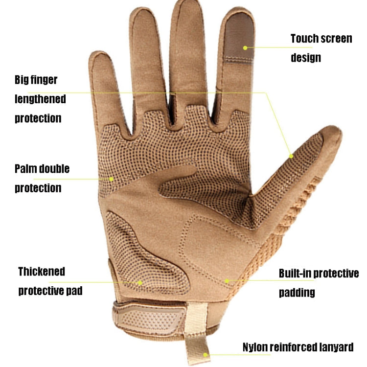 B28 Outdoor Rding Motorcycle Protective Anti-Slip Wear-Resistant Mountaineering Sports Gloves Reluova