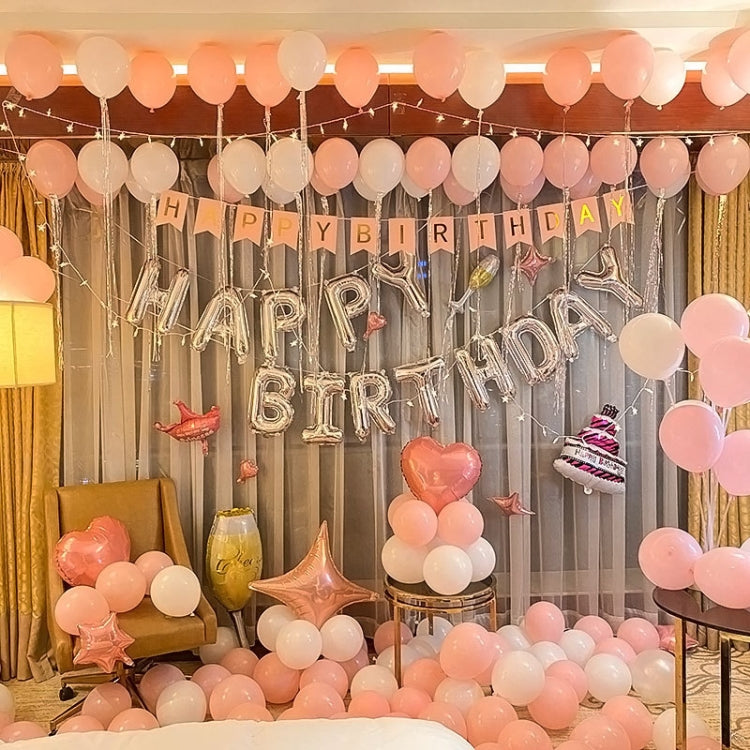 Round Balloons Romantic Proposal Layout Theme Party Balloon Decoration Set My Store