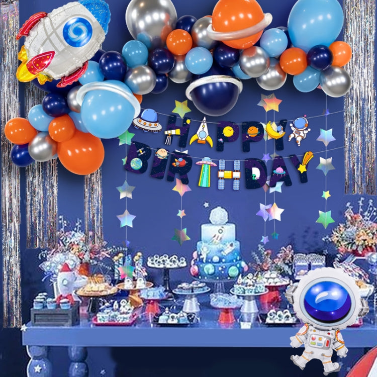 Wandering Earth Astronaut Theme Balloon Set Birthday Party Rocket Balloon Decoration Aluminum Film Balloon My Store